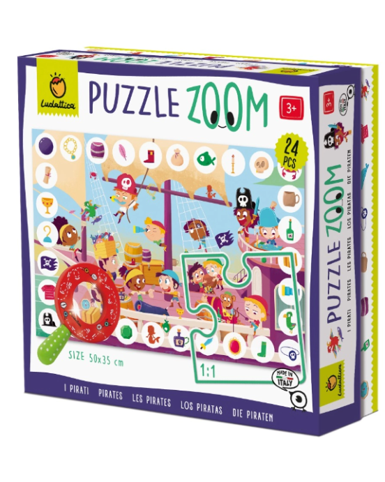 Ludattica puzzle Zoom - Pirates 23034