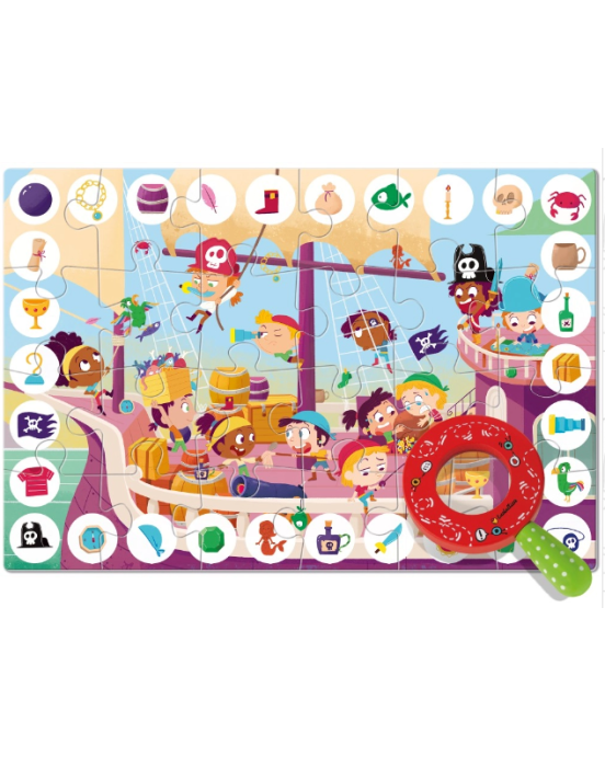 Ludattica puzzle Zoom - Pirates 23034