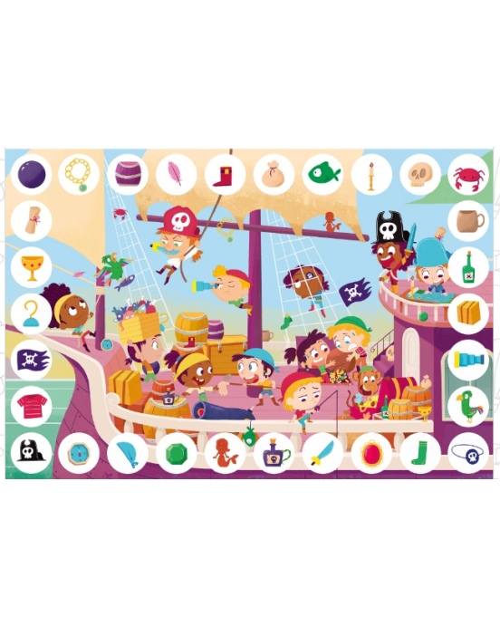 Ludattica puzzle Zoom - Pirates 23034
