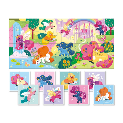 Ludattica Baby Puzzle - μονόκεροι 21849