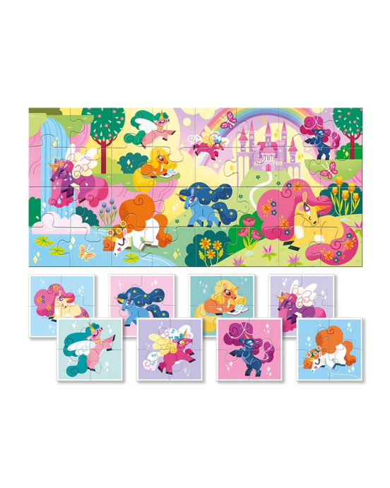 Ludattica Baby Puzzle - μονόκεροι 21849