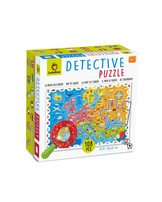 Ludattica Detective Puzzle Ο χάρτης της Ευρώπης 22761 