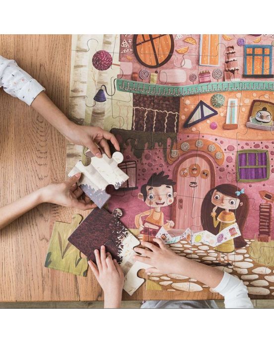 Ludattica Giant Puzzle - Χάνσελ και Γκρέτελ 74914 
