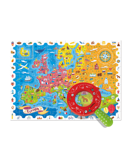 Ludattica Detective Puzzle Ο χάρτης της Ευρώπης 22761 
