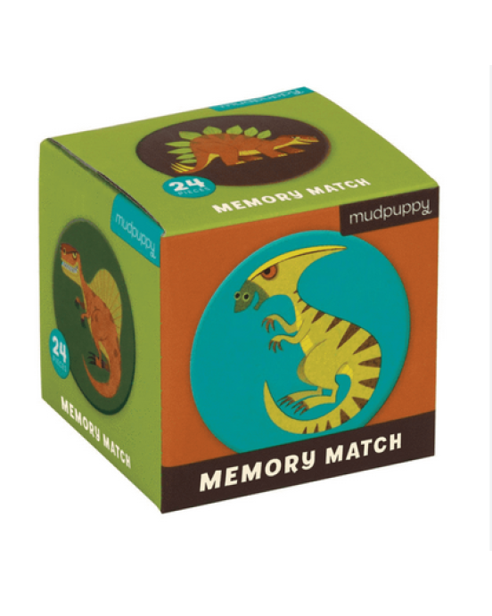 Mudpuppy Παιχνίδι Memory Match Dinosaurs MUD354784