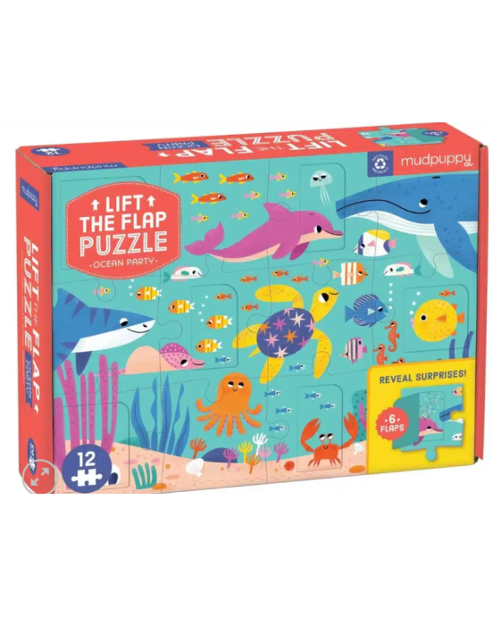 Mudpuppy παζλ 12 κομματιων με κρυμμενες εικονες βυθος BER-356574