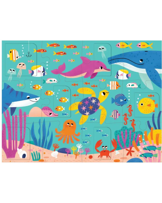 Mudpuppy παζλ 12 κομματιων με κρυμμενες εικονες βυθος BER-356574