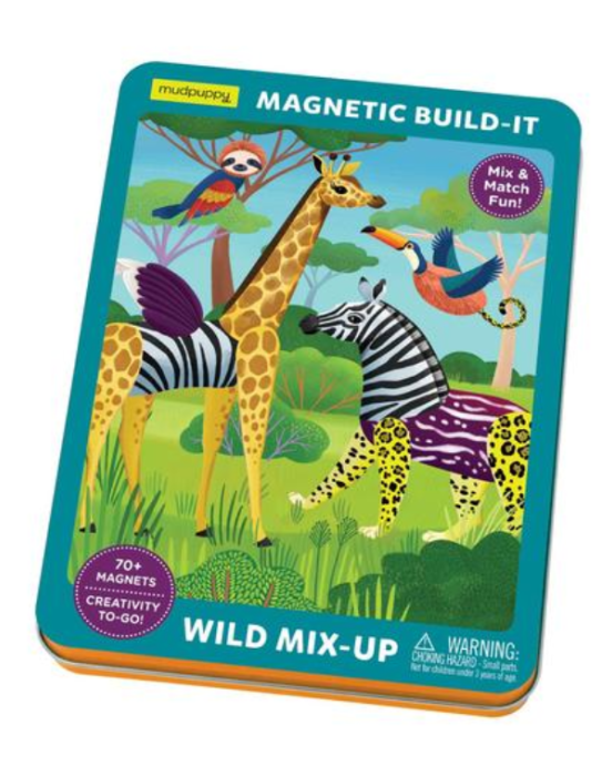 Mudpuppy μαγνητικο παιχνιδι συνθεσης αγρια ζωα BER-357041