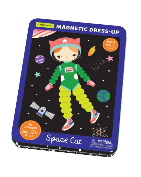 Mudpuppy μαγνητικο παιχνιδι συνθεσης γατες αστροναυτες BER-356803
