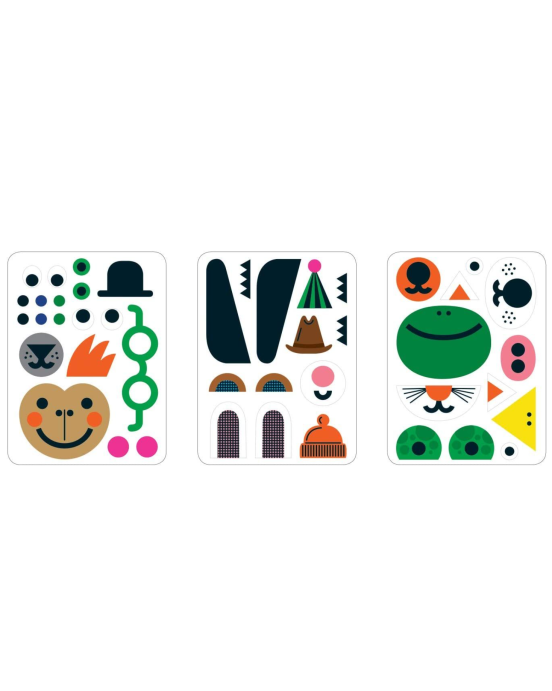 Mudpuppy μαγνητικο παιχνιδι συνθεσης προσωπα BER-356109