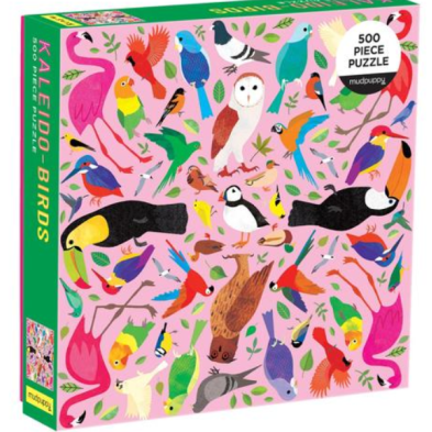 Mudpuppy παζλ 500 κομματιων καλειδοσκοπικο πουλια BER-356973