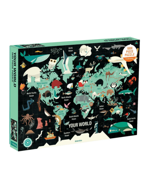 Παζλ Με 1000 Κομμάτια Mudpuppy Ο Κόσμος 8+ Ετών  BER-354906