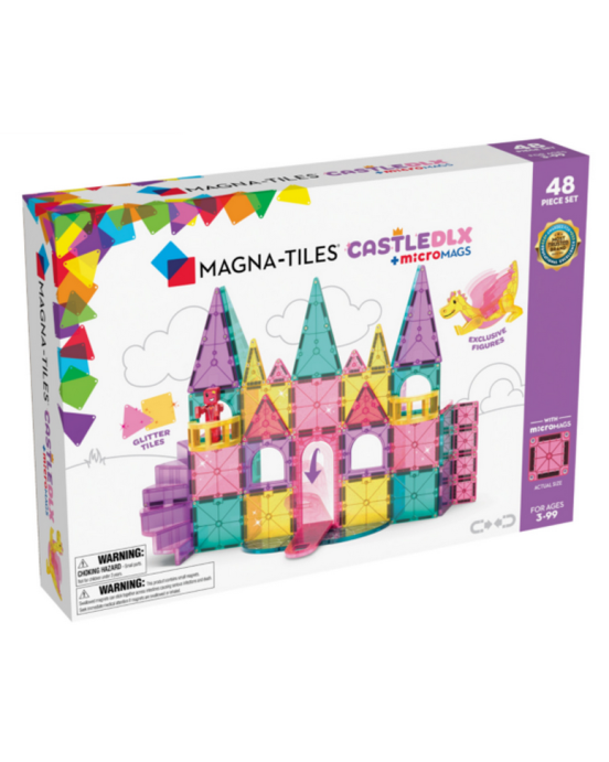 Magna-Tiles Μαγνητικό Παιχνίδι 48 τμχ "Castle DLX"  242048