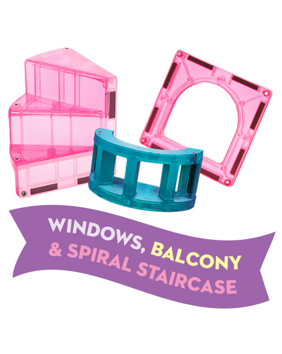 Magna-Tiles Μαγνητικά Πλακίδια Castle 25 Κομμάτια (3+ ετών)  242025