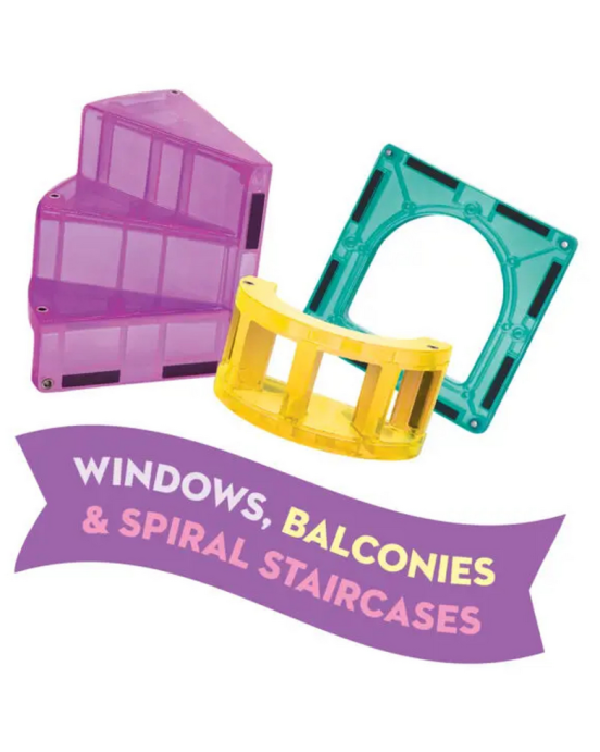 Magna-Tiles Μαγνητικό Παιχνίδι 48 τμχ "Castle DLX"  242048