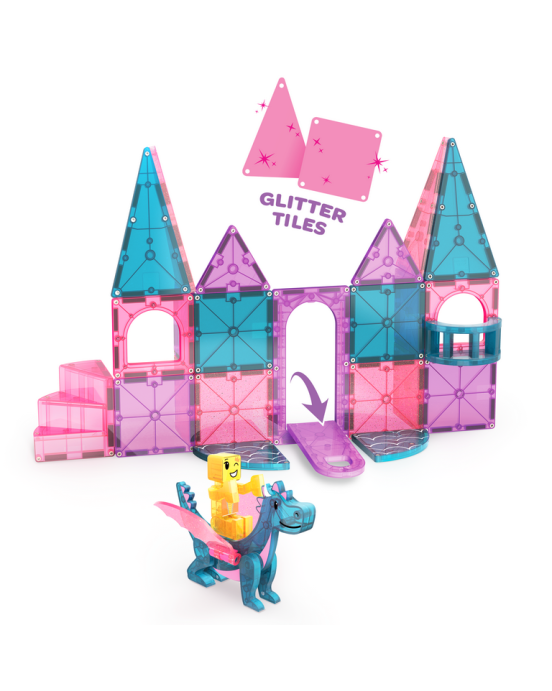 Magna-Tiles Μαγνητικά Πλακίδια Castle 25 Κομμάτια (3+ ετών)  242025