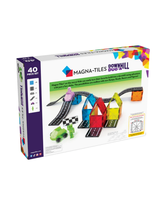 Magna Tiles Μαγνητικό Παιχνίδι 40 κομματιών Downhill Duo 23840