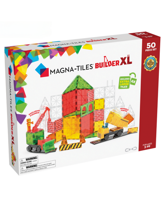 Magna-Tiles Μαγνητικά Πλακίδια Builder XL 50 Κομμάτια 242050