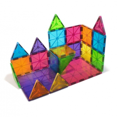 Magna-Tiles Μαγνητικά Πλακίδια Clear Colors 32τμχ 02132