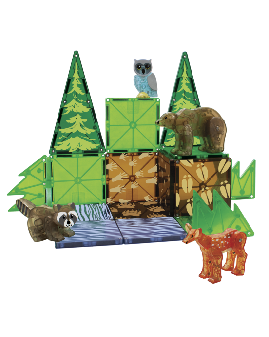 Magna-Tiles Μαγνητικά Πλακίδια Forest Animals 25 τμχ 22225