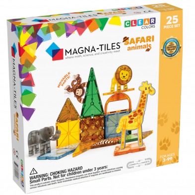 Magna Tiles Μαγνητικό Παιχνίδι 25 κομματιών Safari