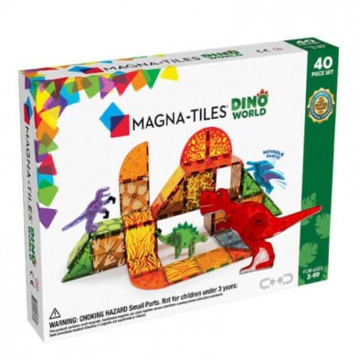 Magna Tiles Μαγνητικό Παιχνίδι 40τμχ "Dino World" 22840
