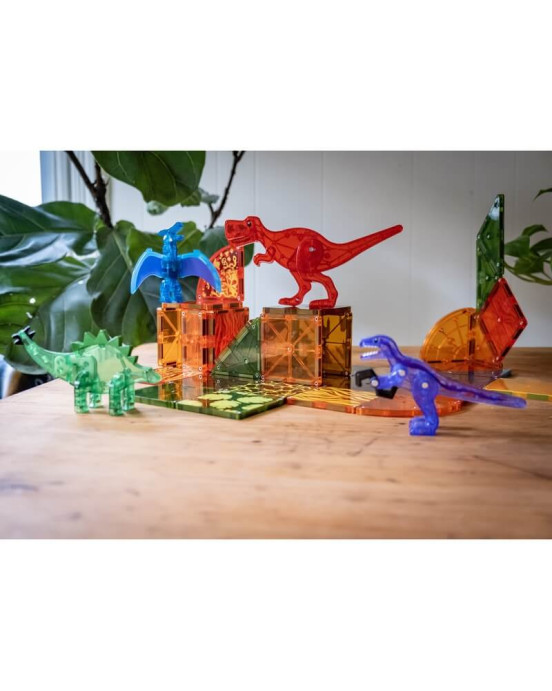 Magna Tiles Μαγνητικό Παιχνίδι 40τμχ "Dino World" 22840