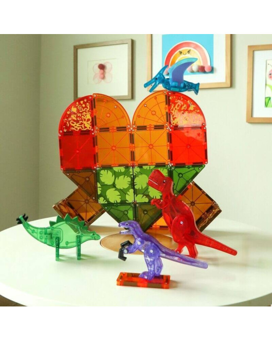 Magna Tiles Μαγνητικό Παιχνίδι 40τμχ "Dino World" 22840