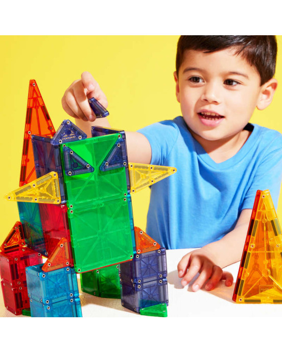 Magna Tiles Μαγνητικό Παιχνίδι 62τμχ Combo Magna Tiles  244062 