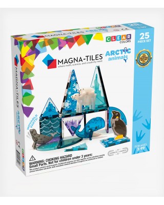 Magna Tiles Μαγνητικό Παιχνίδι Μαγνητικά Πλακίδια Arctic Animals 25 Κομμάτια  21125