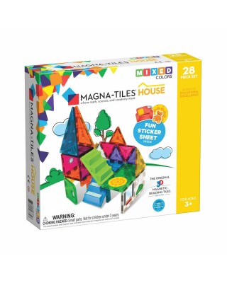 Magna Tiles Μαγνητικό Παιχνίδι House 28 Κομμάτια 18332