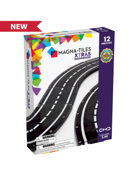 Magna-Tiles Μαγνητικό Παιχνίδι Roads 3+ Ετών 12τμχ 23812