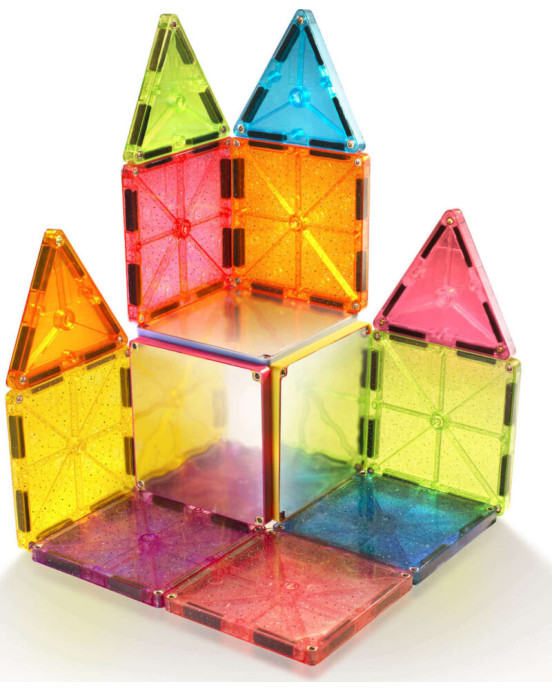 Magna Tiles Μαγνητικό Παιχνίδι  Stardust 15 Κομμάτια 18915