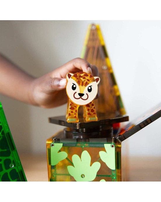 Magna-Tiles Μαγνητικό Παιχνίδι Μαγνητικά Πλακίδια Jungle Animals 25 Κομμάτια  21225