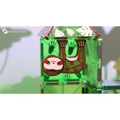 Magna-Tiles Μαγνητικό Παιχνίδι Μαγνητικά Πλακίδια Jungle Animals 25 Κομμάτια  21225