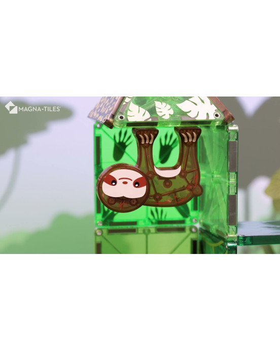 Magna-Tiles Μαγνητικό Παιχνίδι Μαγνητικά Πλακίδια Jungle Animals 25 Κομμάτια  21225