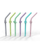 Melii  6 καλαμάκια σιλικόνης πολλαπλών χρήσεων MEL18100