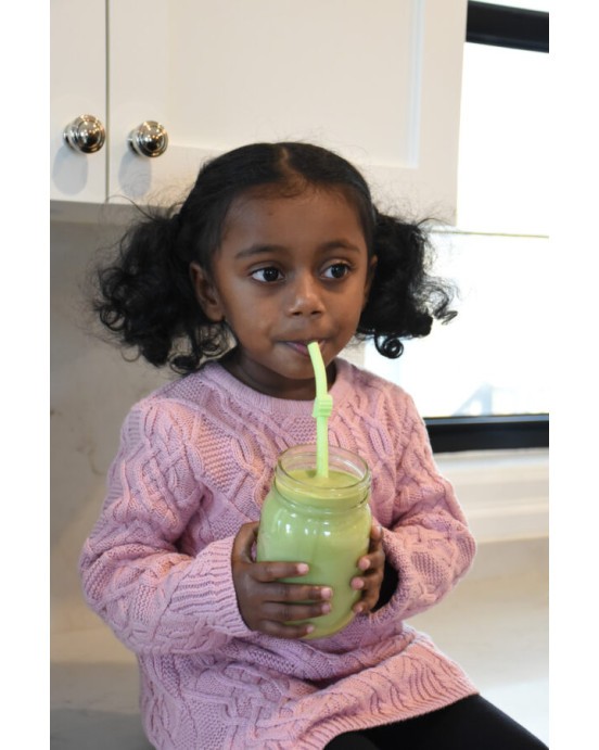 Melii  6 καλαμάκια σιλικόνης πολλαπλών χρήσεων MEL18100