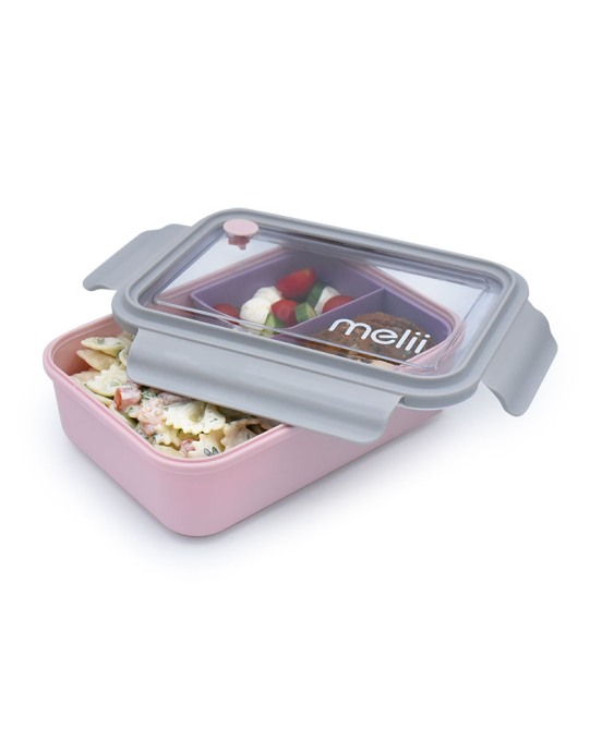 Melii – Melii Bento 3 θέσεων 1250ml ροζ/μωβ MEL21900
