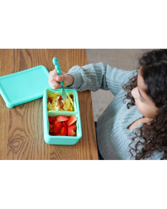 Melii Bento Σιλικόνης 2 Θέσεων 700ml  aqua MEL22310 