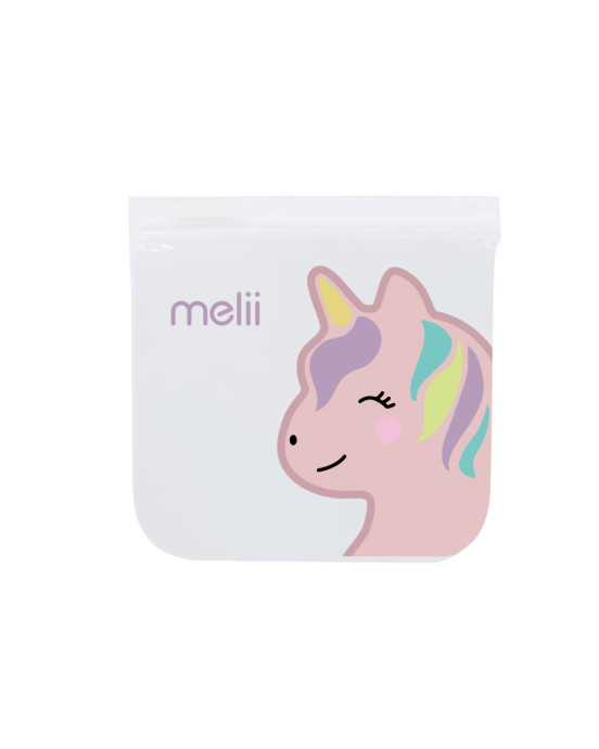 Melii  Επαναχρησιμοποιούμενα Τσαντάκια Για Σνακ 2 Cat + 2 Unicorn MEL21200