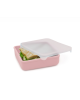 Melii – Δοχείο Σιλικόνης για Τοστ Pink MEL23200