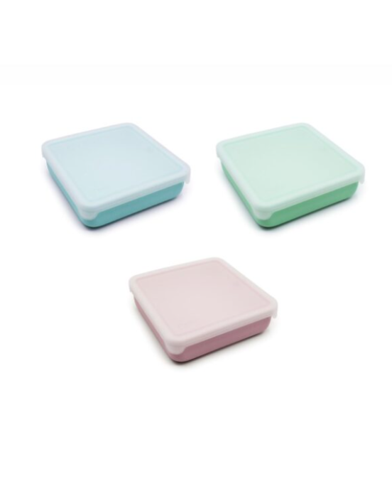 Melii – Δοχείο Σιλικόνης για Τοστ Pink MEL23200