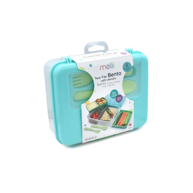 Melii Διώροφο Bento Lime-Mint-Blue  MEL21510