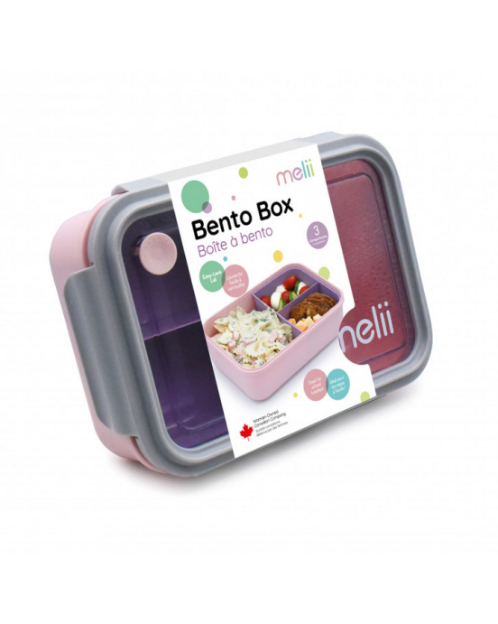 Melii – Melii Bento 3 θέσεων 1250ml ροζ/μωβ MEL21900