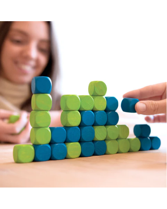 Milaniwood Ξύλινο επιτραπέζιο παιχνίδι Ένωσε τους κύβους 8057432851252