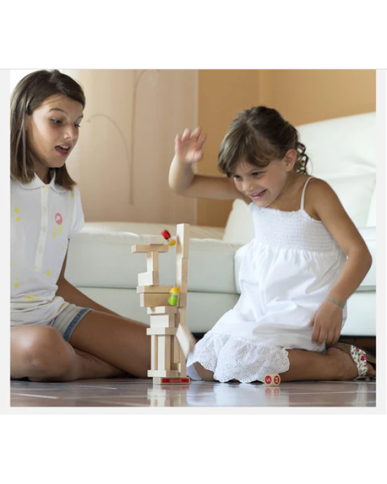 Milaniwood Ξύλινο επιτραπέζιο παιχνίδι Τρελό Παλάτι MIL-CZPX-001