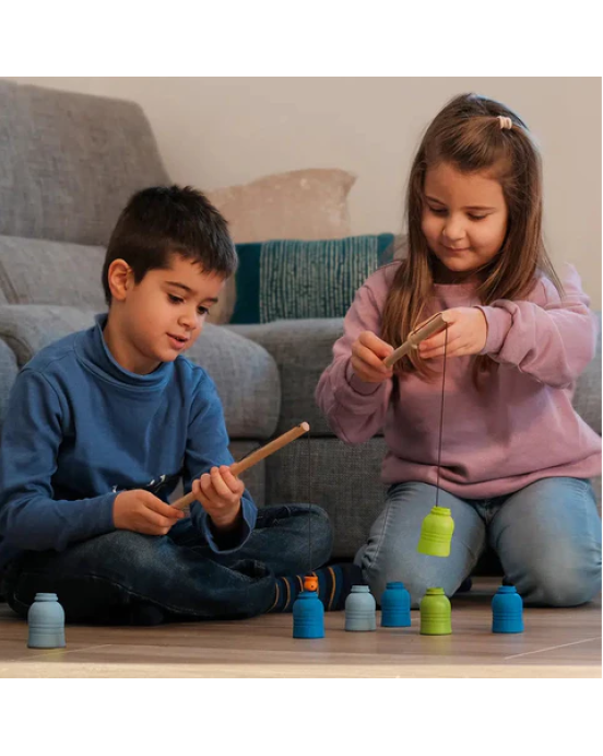 Milaniwood Ξύλινο επιτραπέζιο παιχνίδι ψαρέματος MIL-CMW-001