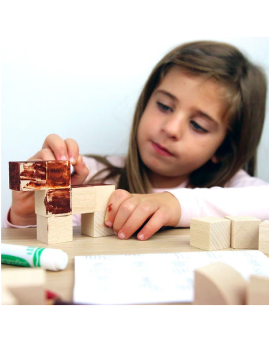 Milaniwood Ξύλινο παιχνίδι δημιουργίας Εργαστήριο ζώων MIL-LFA0-001