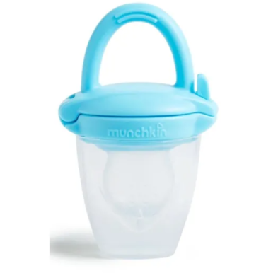 Munchkin Πιπίλα Δοκιμής Φρέσκου Φαγητού Καπάκι γαλάζιο 11492b